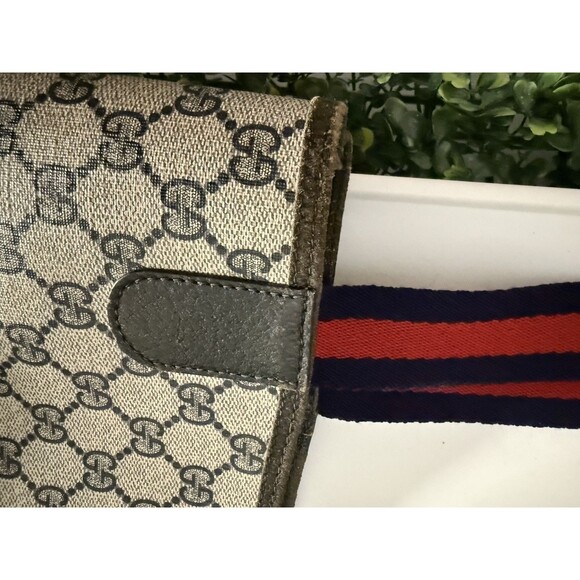 Gucci GG Supreme Canvas Web Stripe Large Tote - Picture 8 of 13